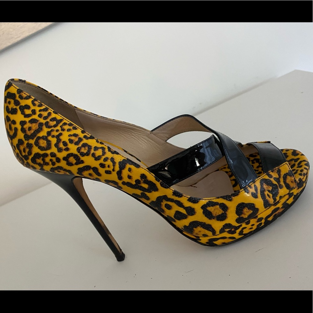 Jimmy Choo authentic patent leather stilettos
